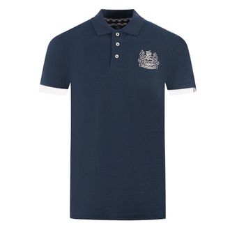 Aquascutum Blue Cotton Men Polo Mens Shirt