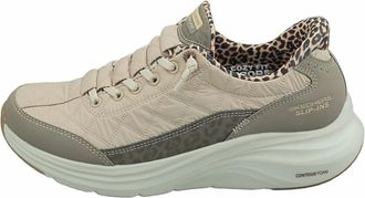 Skechers Slip-ins Sneaker - Dames - Sport - Bruin - Maat: 39 EU