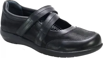 David Tate Womens Gentle Mary Jane Shoes In Black Calf