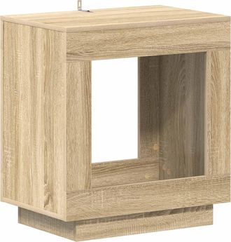 vidaXL Mesa Lateral Roble Sonoma 60 X 40 X 65 Cm Madera De Ingenier&iacute;a Vidaxl