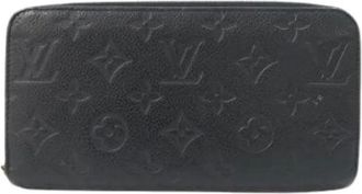 Louis Vuitton Pre-owned Wallets, male, Black, Size: ONE SIZE Pre-owned Long wallet (bi-fold)
