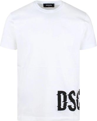 Dsquared2 Cool Fit T-Shirt - Heren - T-shirts - Wit - L - Katoen - Tops