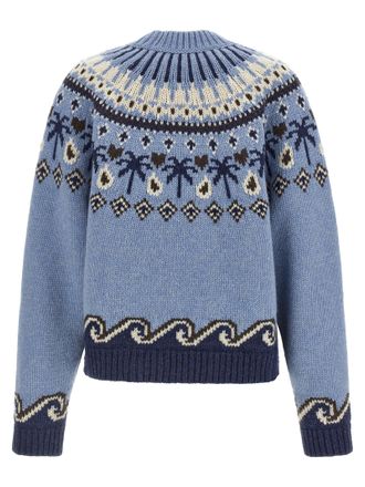 Alanui Sweet Winter Sweater - Blue