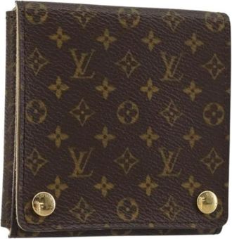 Louis Vuitton Pre-owned Wallets, female, Brown, Size: ONE SIZE Pre-owned Canvas Pouch