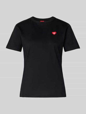 HUGO BOSS Regular Fit T-Shirt aus reiner Baumwolle Modell DAMACIA in Black, Größe XXL