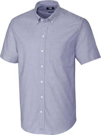 Cutter & Buck Stretch Oxford Mens Short Sleeve Dress Shirt