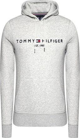 Tommy Hilfiger Hoodies, male, Gray, Size: XS Felpa