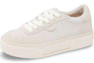Reef Womens Lay Day Lift Sneakers In White/vintage