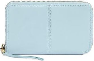 Hobo Rave Leather Wallet in Whisper Blue at Nordstrom Rack