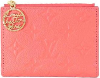 Louis Vuitton Pre-owned Monogram Empreinte Short Wallet - Dames - Vintage Accessoires - Roze - ONE Size - Leer - Vintage