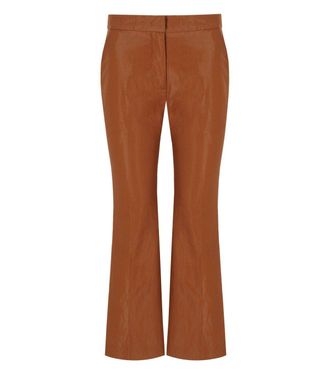 Essentiel PANTALONE CROPPED JORDY TERRACOTTA ESSENTIEL ANTWERP