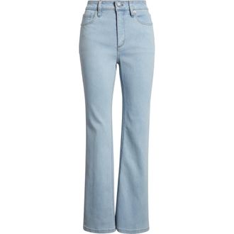 Anne Klein Leo High Waist Bootcut Jeans in Huntington Wash at Nordstrom, Size 10