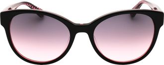 Kate Spade New York Womens Nathalie Black Sunglasses - One Size