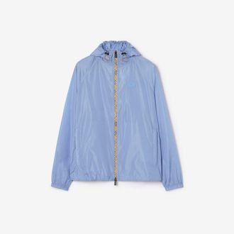 Burberry Checker-tape Nylon Hooded Jacket