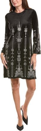 Johnny Was Bounce Velour Kimono Sleeve Mini Dress