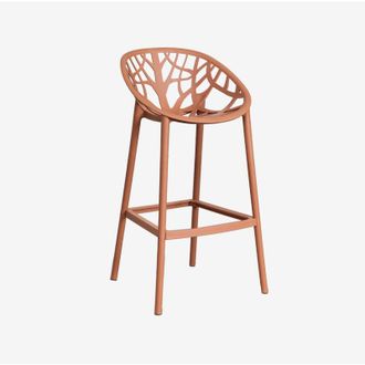 Sklum Sklum - Pack De 4 Taburetes Altos De Jard&iacute;n En Polipropileno Ores