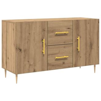 Berkfield Home Sideboard Artisan Oak 100x36x60 cm Engineered Wood in Brown | Size: 100 x 36 x 60 cm