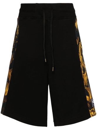 Versace Jeans Couture Shorts sportivi Watercolour Couture - Nero