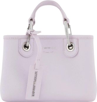 Emporio Armani Stijlvolle tassen met logoprint - Dames - Handtassen - Paars - ONE Size - Tassen
