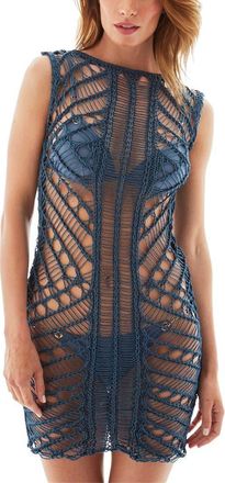 Moeva Maggie Cover Up Dress Resortwear in Navy at Nordstrom, Size X-Large Eu
