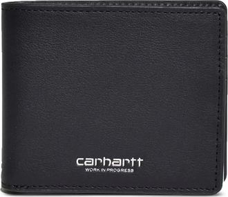 Carhartt Work in Progress Carhartt Wip, Wallets & Cardholders, male, Black, Size: ONE SIZE Black Leather Wallet