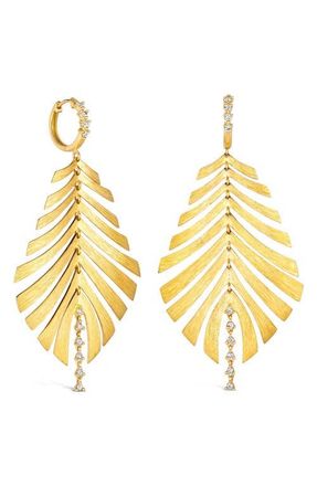 Hueb Bahia Estelar Diamond Drop Earrings in Yellow Gold at Nordstrom