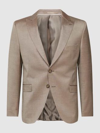 Wilvorst 2-Knopf-Sakko aus Viskose-Woll-Mix in Beige, Gr&ouml;&szlig;e 48