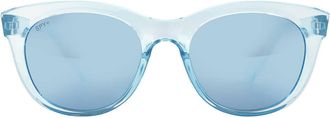 Spy BOUNDLESS Gray Light Blue Spectra Mirror Cat Eye Ladies Sunglasses 1800000000062