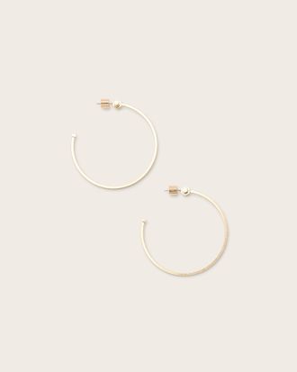 AllSaints Toggle Large Hoop Earrings