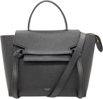 Celine Pre-owned Vintage Belt Bag - Dames - Vintage Heuptassen - Zwart - ONE Size - Leer - Vintage