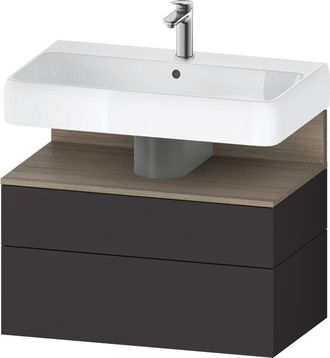 Duravit Duravit Qatego Mueble Bajo Lavabo, 1 Extra&iacute;ble Y 1 Caj&oacute;n