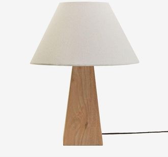 Sklum Lámpara de mesa en madera de mango Taraua SKLUM