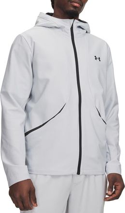 Under Armour Unstoppable Hooded Jacket in Halo Gray at Nordstrom, Size Medium