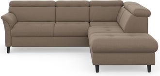 Sit&more Ecksofa »Marano L-Form« inklusive Kopfteilverstellung, wahlweise mit Bettfunktion, Bettkasten