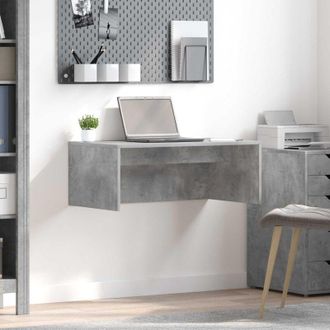 vidaXL vidaXL Scrivania a parete Grigio cemento 80 x 45 x 30 cm