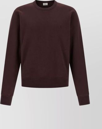 Saint Laurent cassandre crew neck sweatshirt