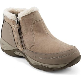 Easy Spirit Epic Water Resistant Ankle Boot in Taupe at Nordstrom, Size 5.5