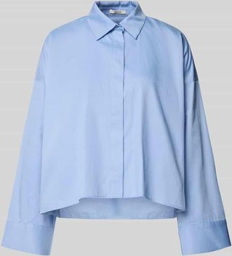 OPUS Hemdbluse mit verdeckter Knopfleiste Modell Fundra in Hellblau, Gr&ouml;&szlig;e 34