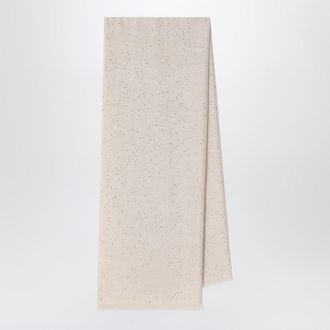 Brunello Cucinelli Cashmere rustic beige scarf