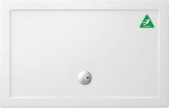 Crosswater Tray douchebak 150x90x3.5cm rechthoek met antislip acryl wit