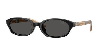 Burberry BE4508D Asian Fit 416187 Womens Sunglasses Black Size 56