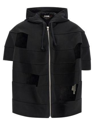 Comme Des Gar&ccedil;ons Black Solid Hood Jacket