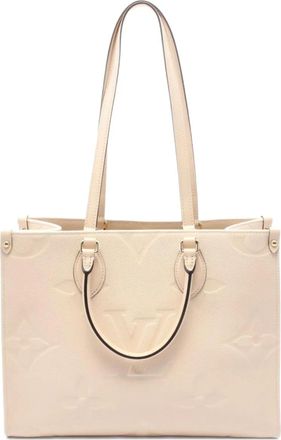 Louis Vuitton Borsa tote OnTheGo MM 2021 - Toni neutri
