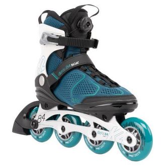 K2 Alexis 84 Boa Teal Womens Inline Skates in Teal/white at Nordstrom, Size 10.5
