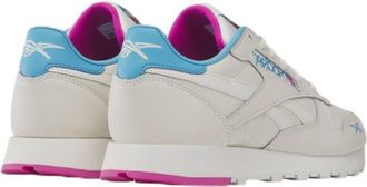 Reebok Mens Classic Leather 1983 Vintage Sneakers, Chalk/Bolcya/Laspin, 3 UK