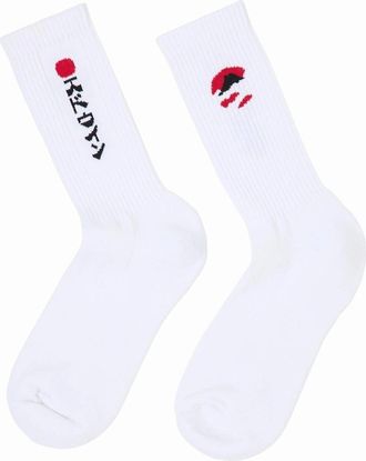 Edwin Mens Edwin Kamifuji Socks - White - Size: 16/14.5/8/15/8.5/15.5/9/13/13.5/14/6.5/7/7.5/11.5/5/12/5.5/12.5/6/3.5/3/10.5/4/11/4.5/2.5/9.5/10/One size