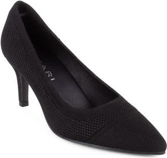 Elie Tahari Taj Pointed Cap Toe Pump in Black at Nordstrom, Size 6.5