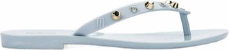 Melissa Womens Harmonic Stud Sandal In Light Blue