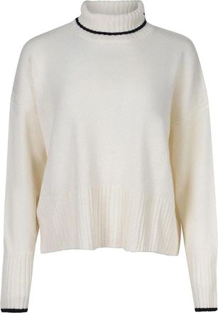 Pinko Maglia - Dames - Coltruien - Wit - S - Truien & Vesten