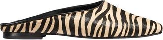 Margaux Eyewear The Clara Mules in Tan Zebra Haircalf at Nordstrom, Size 38.5